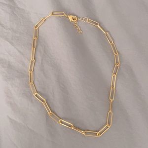 Paperclip chain necklace